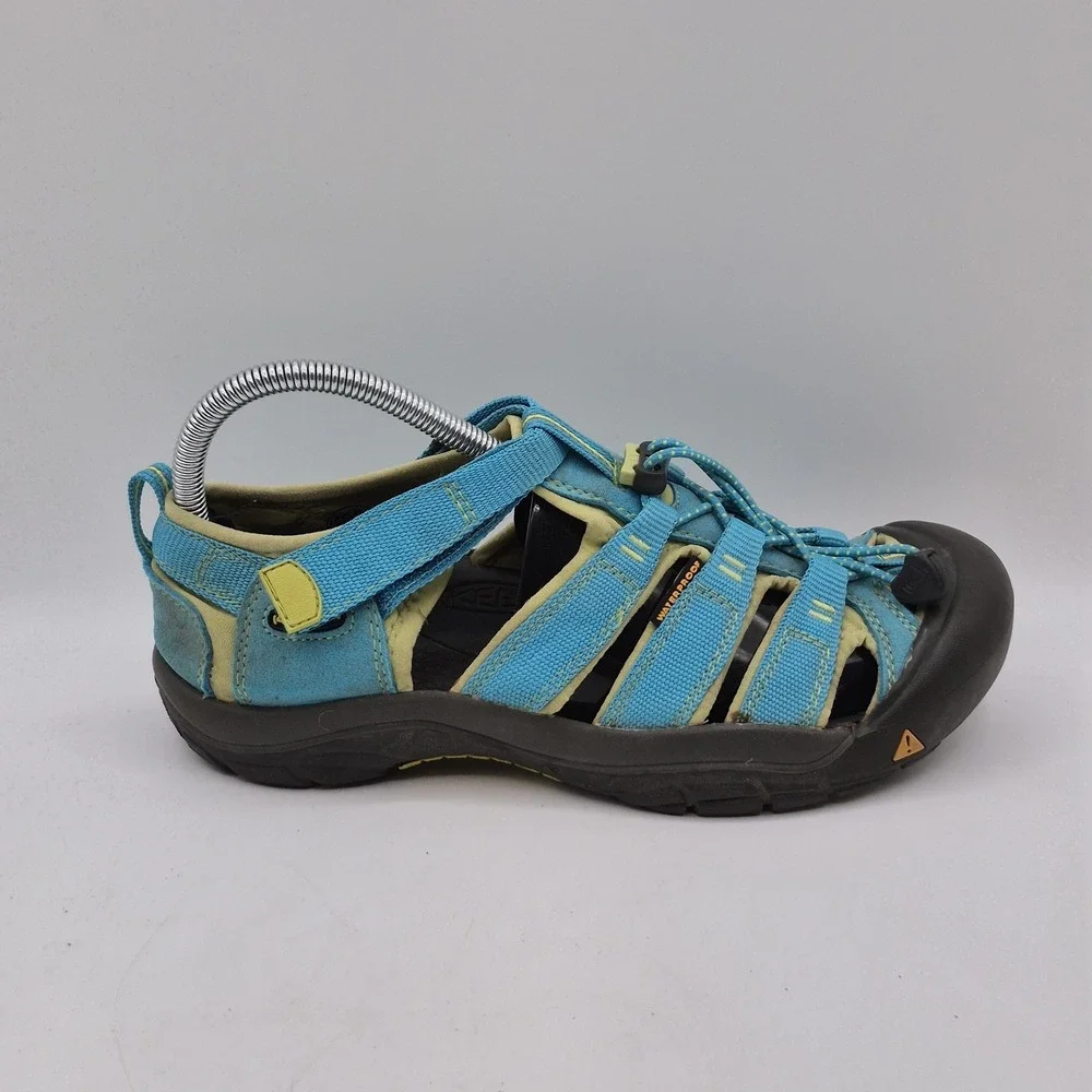Keen Newport H2 Sandals Mens Size 6 Blue Closed Toe Water‎ Hiking Toe Cap Aqua